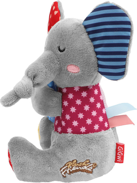 Изображение товара Игрушка для собак Gigwi Plush Friendz Слон с кольцом 85050