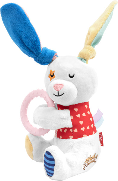 Изображение товара Игрушка для собак Gigwi Plush Friendz Заяц с кольцом 85051