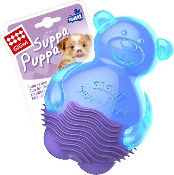 Изображение товара Игрушка для собак Gigwi Suppa Puppa Мишка с пищалкой 75424