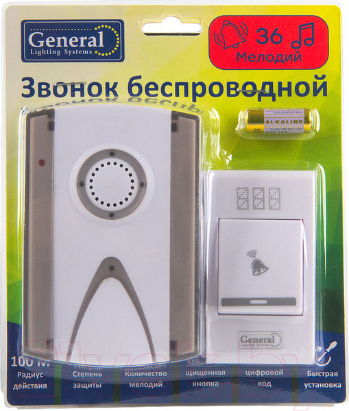 Изображение товара Электрический звонок General Lighting 800652
