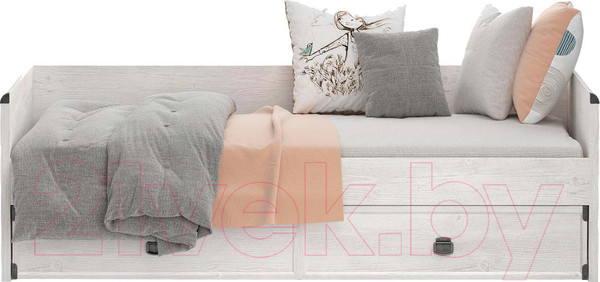 Изображение товара Кровать-тахта Black Red White Индиана JLOZ1S 90 (сосна каньйон)