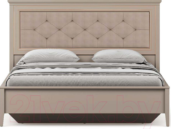 Изображение товара Каркас кровати Black Red White Classic LOZ160x200 с мягким элементом (глиняный серый)