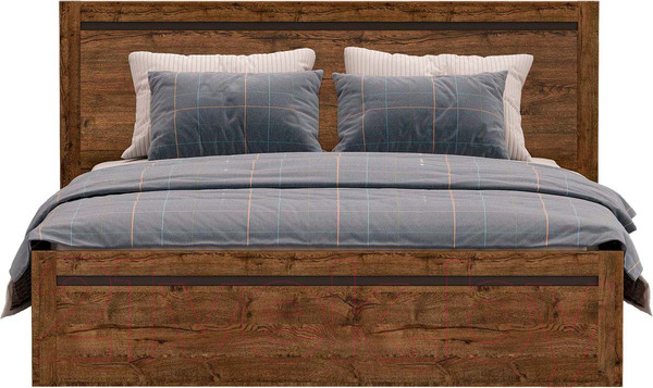 Изображение товара Двуспальная кровать Black Red White Kada S404-LOZ160x200 с подъемным механизмом (дуб april)