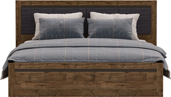 Изображение товара Двуспальная кровать Black Red White Kada S404-LOZ160x200 с подъемным механизмом c мягким элементом (дуб april)