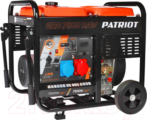 Изображение товара Дизельный генератор PATRIOT GRD 7500DAW (472732275)