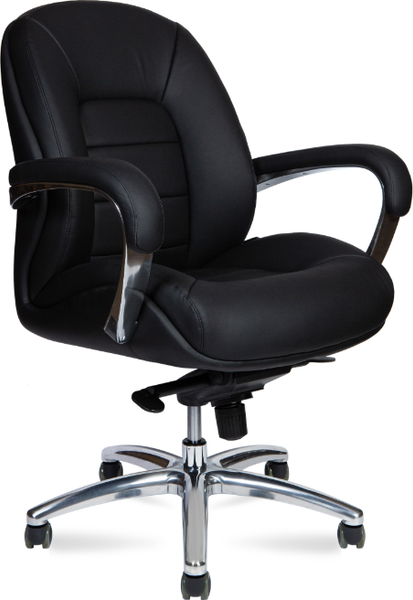 Изображение товара Кресло офисное Norden Grand LB / AM 188B (экокожа черный)