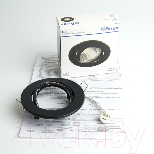 Изображение товара Точечный светильник Feron DL11 MR16 50W G5.3 / 48466