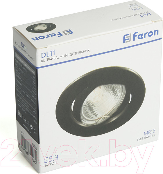 Изображение товара Точечный светильник Feron DL11 MR16 50W G5.3 / 48466