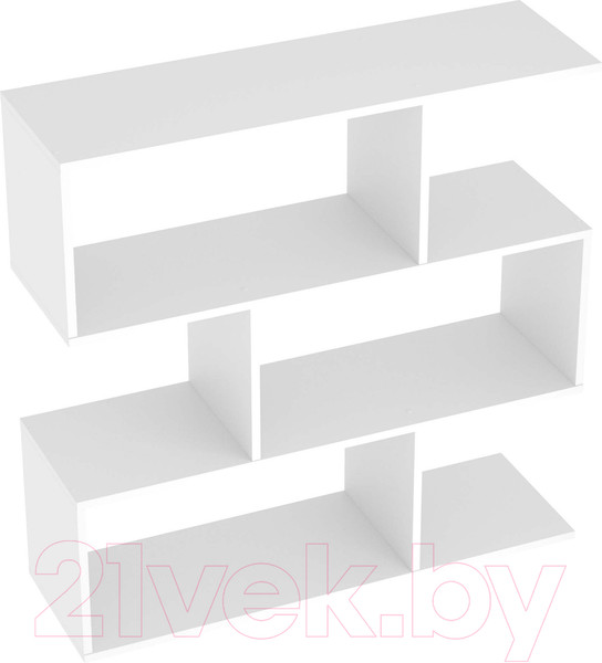 Изображение товара Стеллаж Seven Dreams 7 секций / brick-7 (белый)