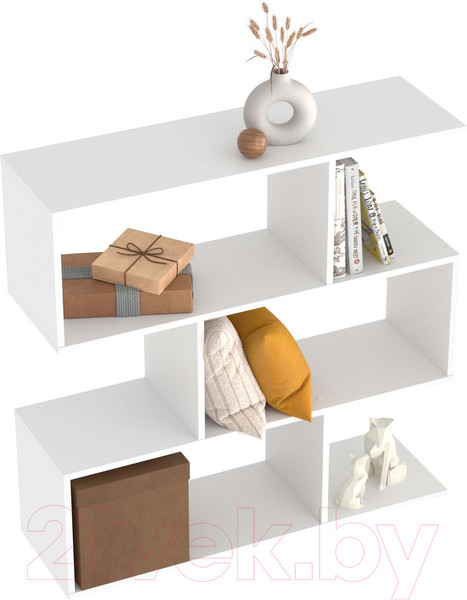 Изображение товара Стеллаж Seven Dreams 7 секций / brick-7 (белый)