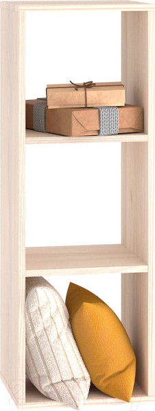 Изображение товара Стеллаж Seven Dreams 3 секции / brick-3 (дуб сонома)