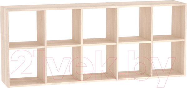 Изображение товара Стеллаж Seven Dreams 10 секций / brick-10 (дуб сонома)