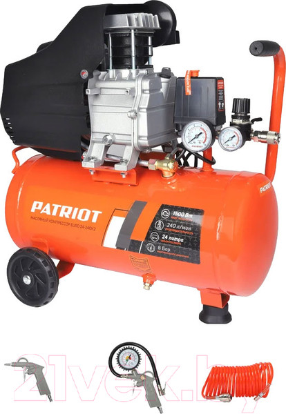 Изображение товара Воздушный компрессор PATRIOT EURO 24-240K2 (525302118)