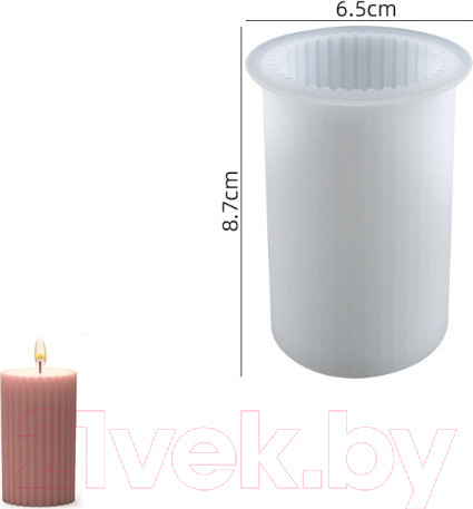 Изображение товара Молд для творчества ХоббиБум Свеча для воска (8.7x6.7)