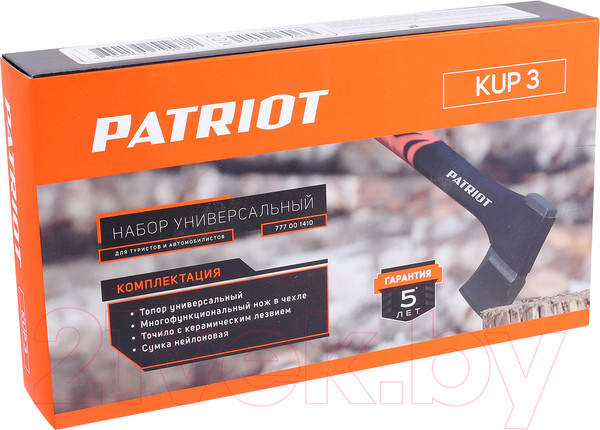 Изображение товара Набор аксессуаров для туризма PATRIOT KUP-3 / 777001410 (3 пред.)