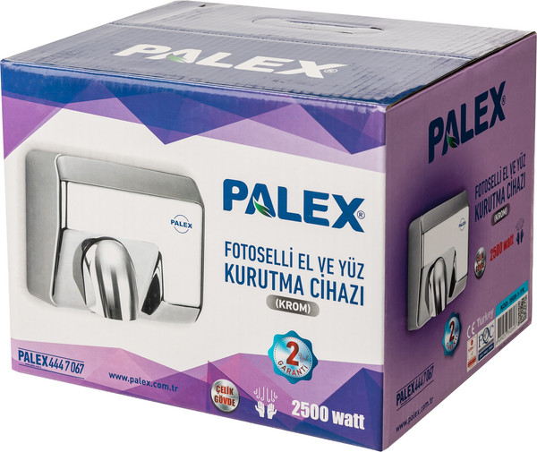 Изображение товара Сушилка для рук Palex 3808-2-B (2500W)