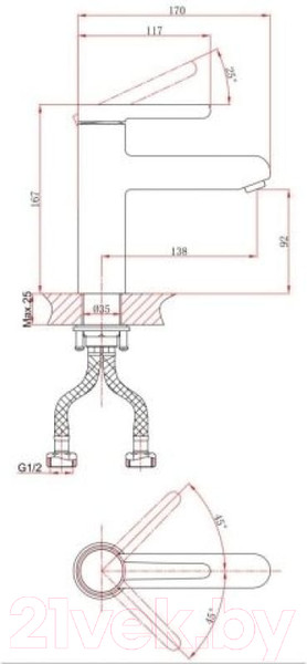 Изображение товара Смеситель A-Five A5-0621