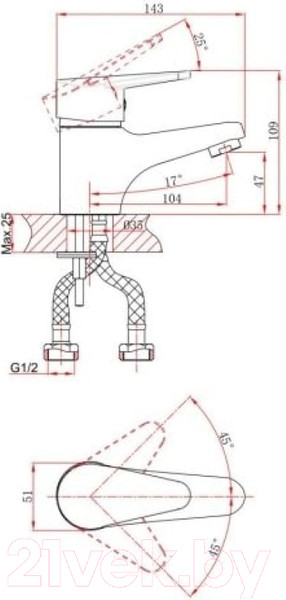 Изображение товара Смеситель A-Five A5-0121