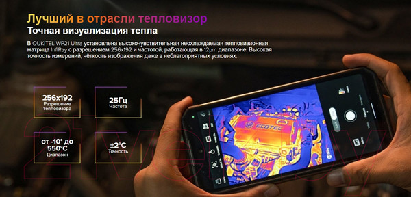Изображение товара Смартфон Oukitel WP21 Ultra 12GB/256GB (черный)