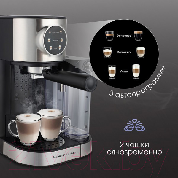 Изображение товара Кофеварка эспрессо Zigmund & Shtain ZCM-890