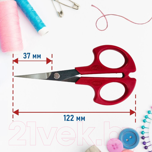 Изображение товара Ножницы для вышивания PIN PIN-1663 (5")