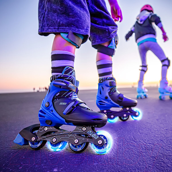 Изображение товара Роликовые коньки Yvolution Neon Combo Skates / NT09B4 (р.29-32, синий)