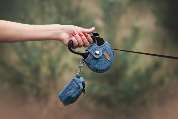 Изображение товара Шлея Ami Play Denim регулируемая S (20-35x1.5, голубой)