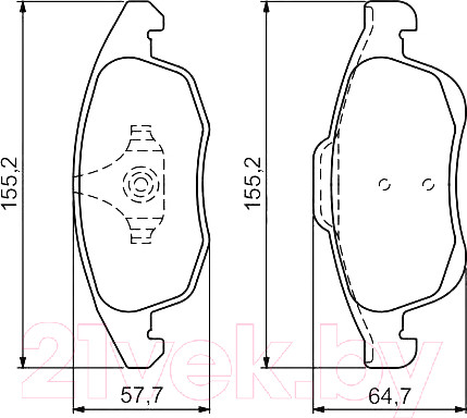Изображение товара Тормозные колодки Bosch 0986494235