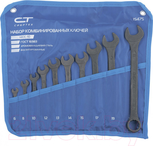 Изображение товара Набор ключей СибрТех 15475