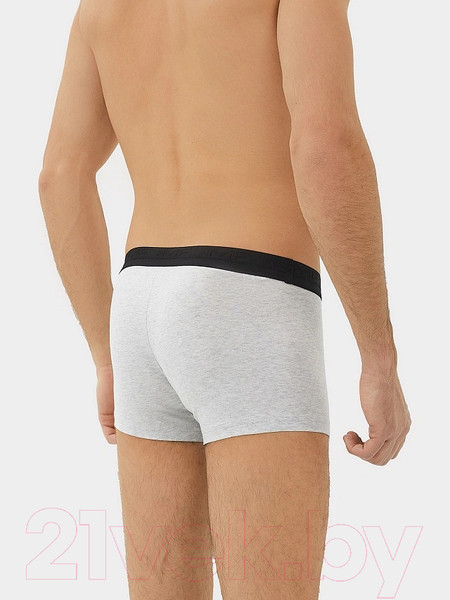 Изображение товара Комплект мужских трусов Mark Formelle 411124-3 (р.102-112, серый меланж 4306-А/темно-синий/черный)