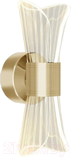 Изображение товара Бра Estares Dio 12W 2Y-ON/OFF-230x80x85-GOLD/CLEAR-220-IP20