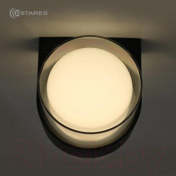 Изображение товара Бра уличное Estares Valo 9W R-4000K-100x110x133-BLACK/CLEAR-220-IP54