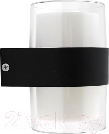 Изображение товара Бра уличное Estares Valo 9W R-4000K-100x110x133-BLACK/CLEAR-220-IP54