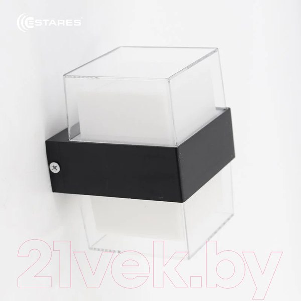 Изображение товара Бра уличное Estares Valo 9W S-4000K-100x110x133-BLACK/CLEAR-220-IP54