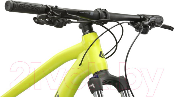 Изображение товара Велосипед Kross Level 1.0 M 29 lim_bla m / KRLV1Z29X17M007018 (M, зеленый/черный)