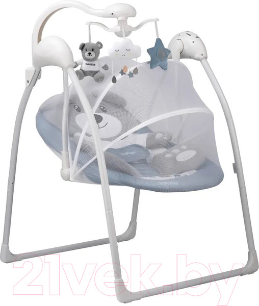 Изображение товара Качели для новорожденных INDIGO Teddy (синий)