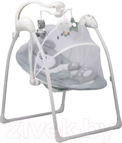 Изображение товара Качели для новорожденных INDIGO Teddy (зеленый)