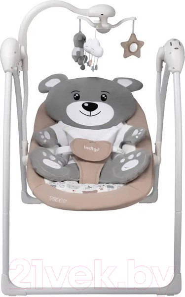 Изображение товара Качели для новорожденных INDIGO Teddy (бежевый)