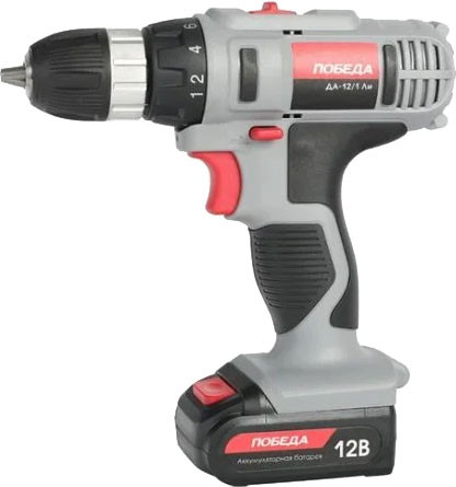Изображение товара Аккумуляторная дрель-шуруповерт Победа ДА-12/1Ли