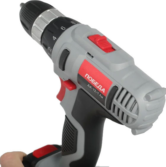 Изображение товара Аккумуляторная дрель-шуруповерт Победа ДА-12/1Ли