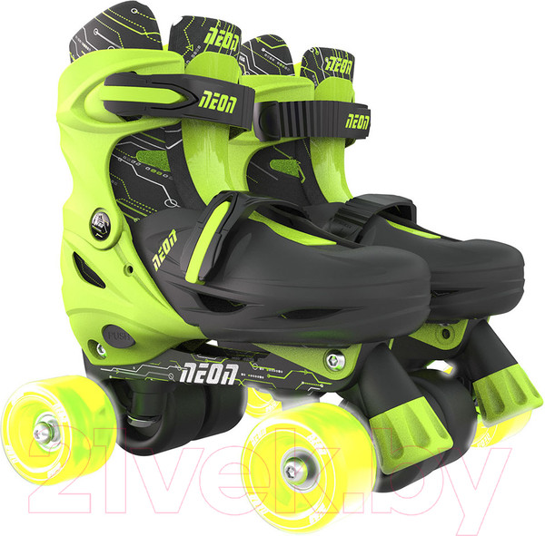 Изображение товара Роликовые коньки Yvolution Neon Combo Skates / NT09G4 (р.29-32, зеленый)