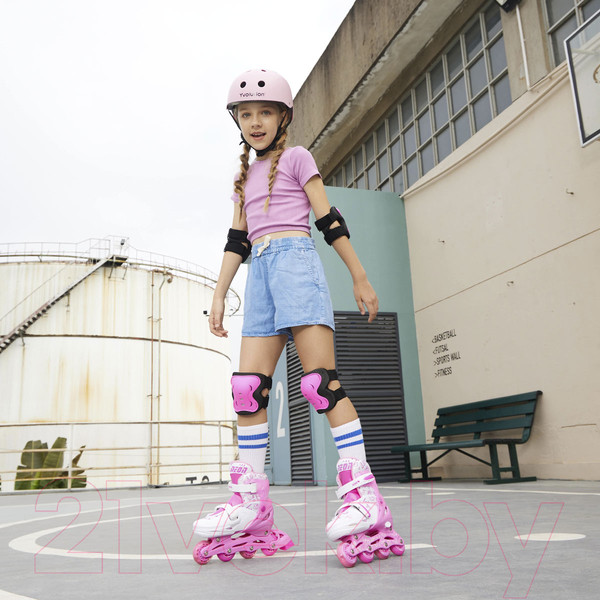 Изображение товара Роликовые коньки Yvolution Neon Combo Skates / NT10P4 (р.33-36, розовый)