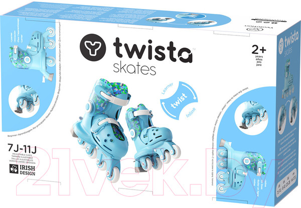 Изображение товара Роликовые коньки Yvolution Twista / YR25B4 (р.22-27, голубой)