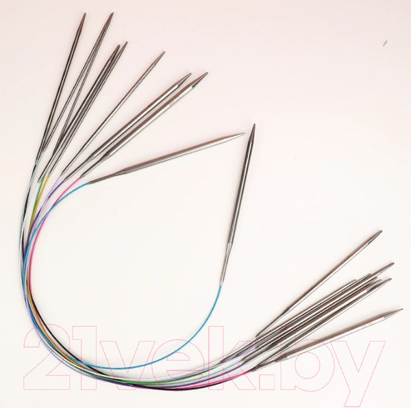 Изображение товара Спицы для вязания ХоббиБум d 6.5мм (100см)