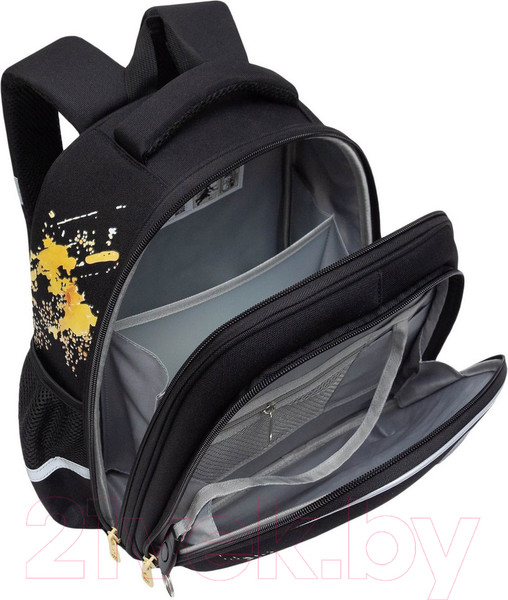 Изображение товара Школьный рюкзак Grizzly RAz-486-9 (черный)