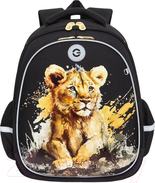 Изображение товара Школьный рюкзак Grizzly RAz-486-9 (черный)