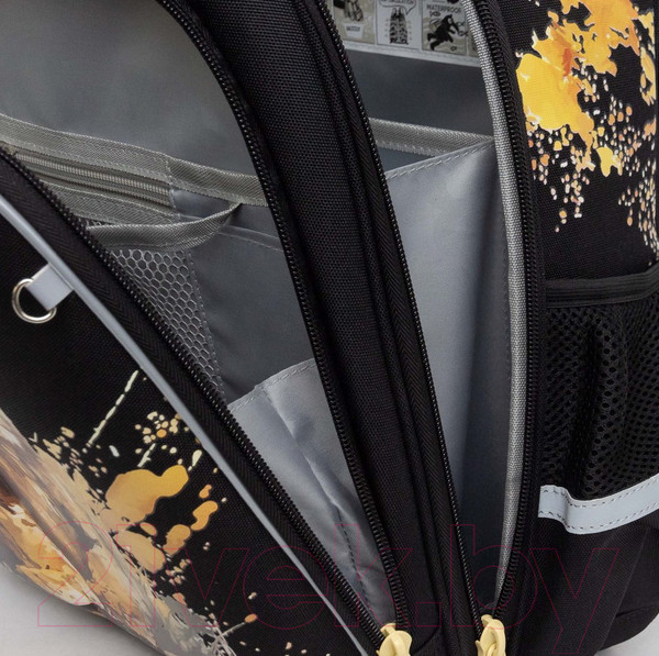 Изображение товара Школьный рюкзак Grizzly RAz-486-9 (черный)