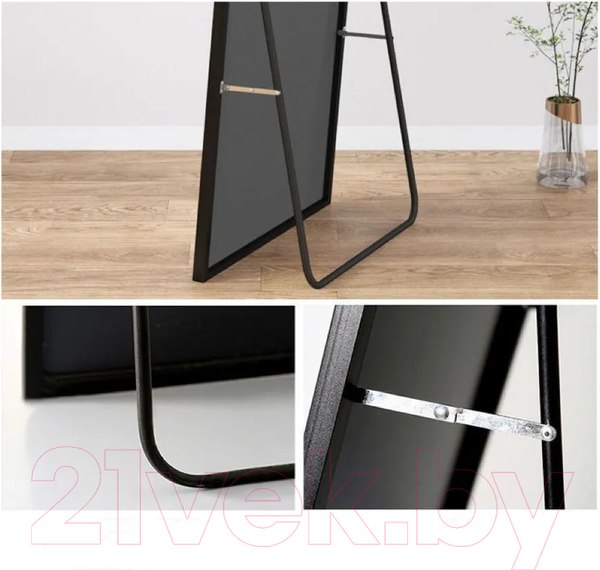 Изображение товара Зеркало A+T Home Decor Legger 152x42см / 551462 (черный)