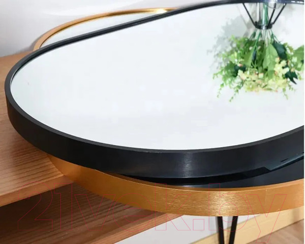 Изображение товара Зеркало A+T Home Decor Callisto 90x40см / 59901 (золотой)