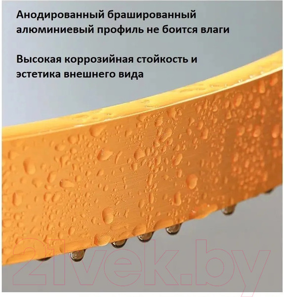 Изображение товара Зеркало A+T Home Decor Callisto 90x40см / 59901 (золотой)